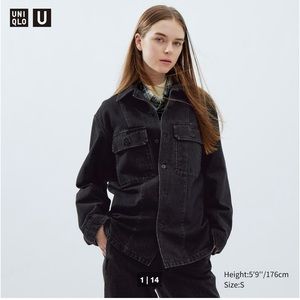 NWT, Uniqlo Denim Shirt Jacket, size S